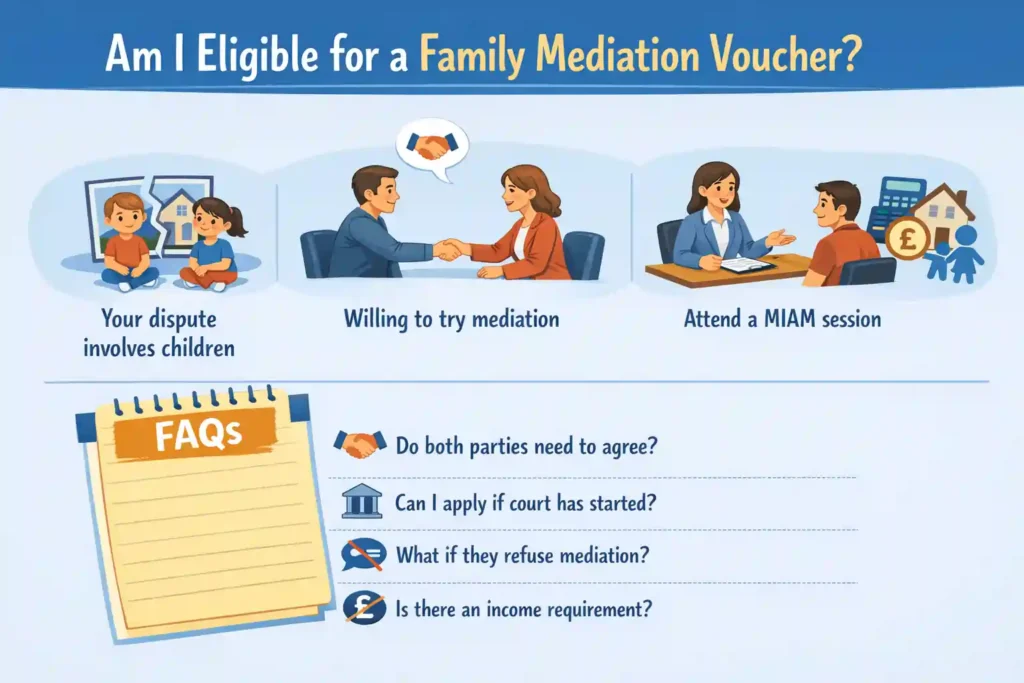 Am I Eligible for a Family Mediation Voucher Bury?