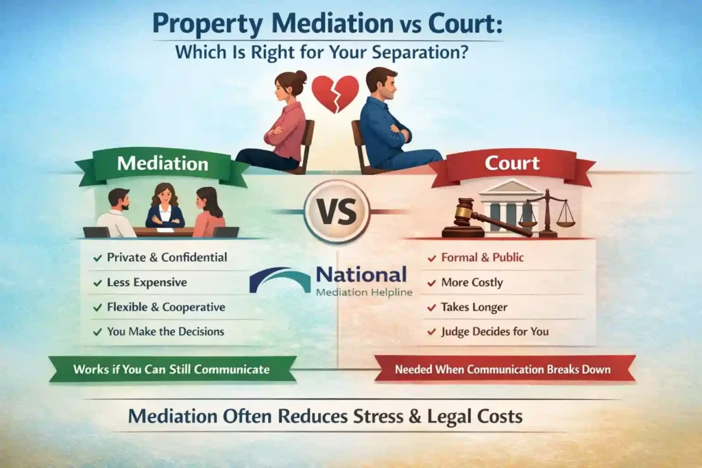 Property Mediation vs Court: Which Is Right for Your Separation Bury?