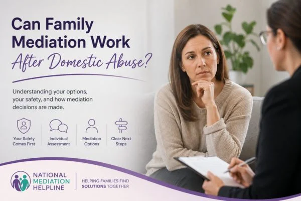 Can Family Mediation Bury Work After Domestic Abuse?